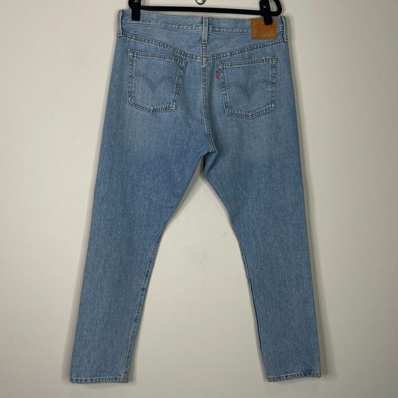 New Levi's 501 Skinny Ripped Big E High Rise Jeans Women's Size 32 x 28 - Picture 11 of 12